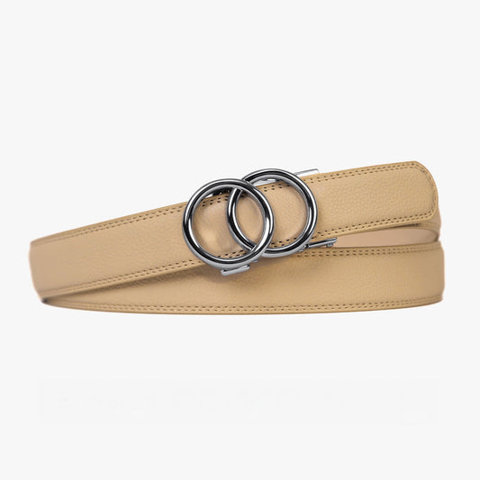 CINTURON MODERNO | BEIGE