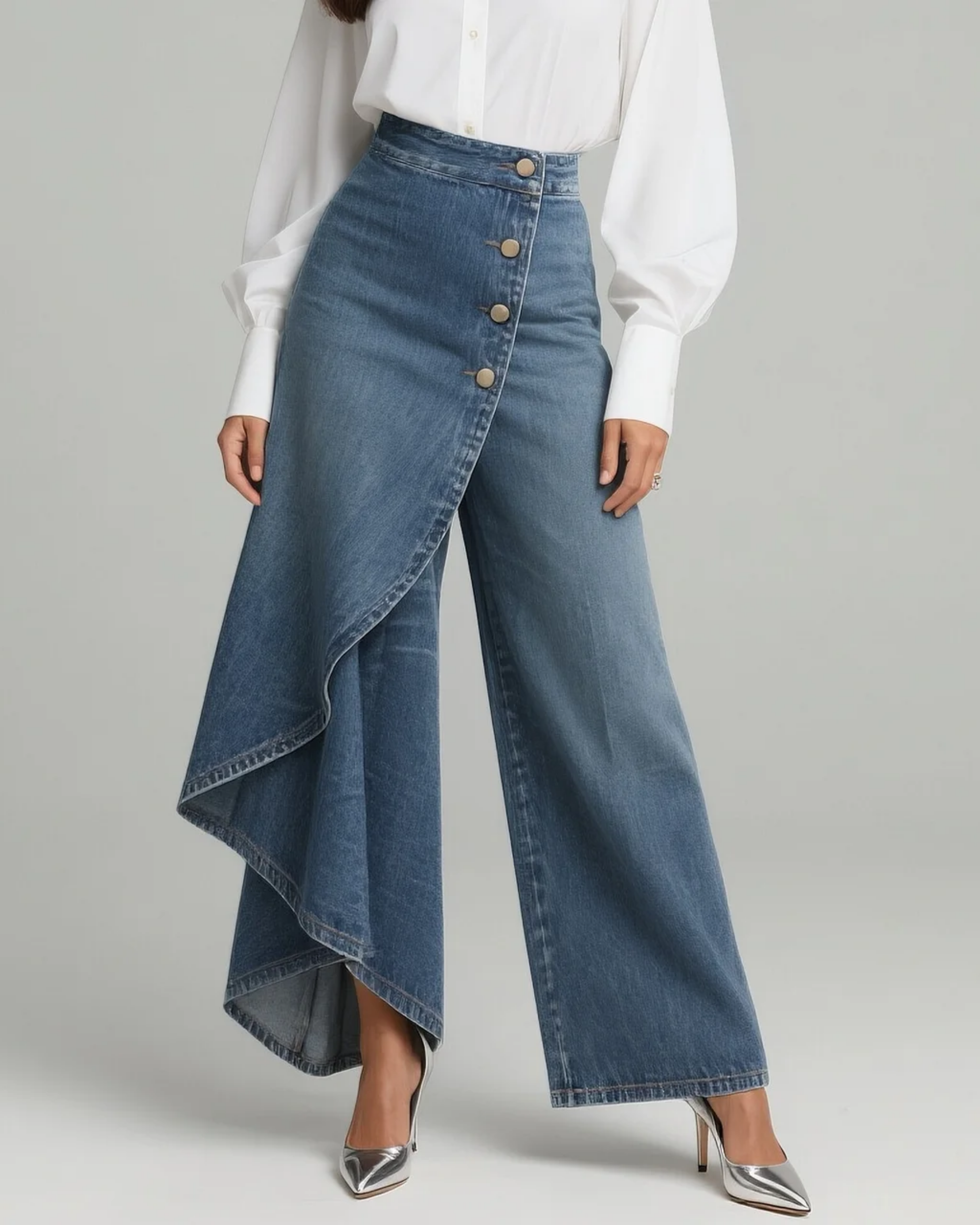 ALICIA | PANTALONES VAQUEROS CRUZADOS