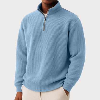 ENRIQUE | SUDADERA CON CREMALLERA, COMODIDAD DIARIA Y ESTILO ATEMPORAL