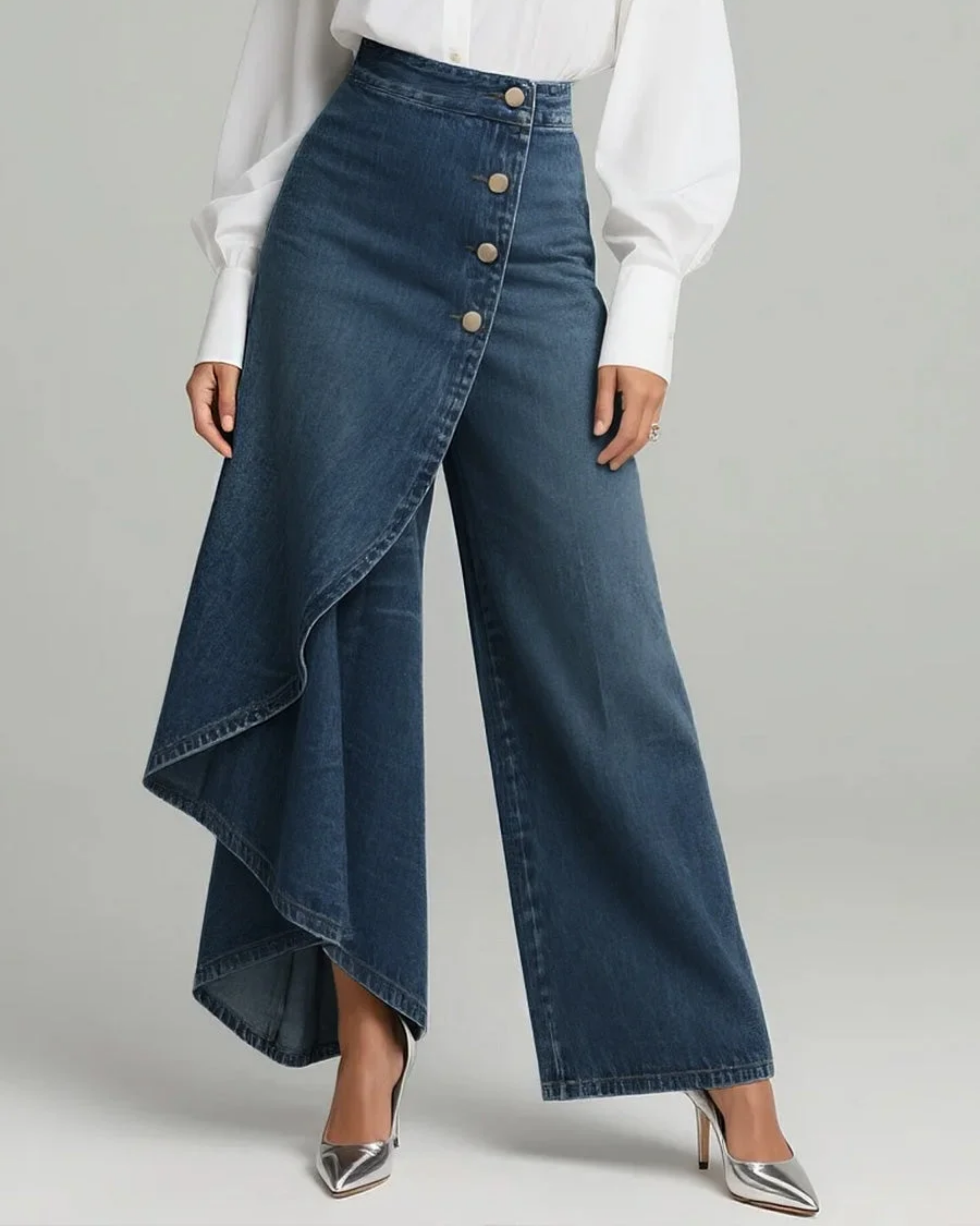 ALICIA | PANTALONES VAQUEROS CRUZADOS
