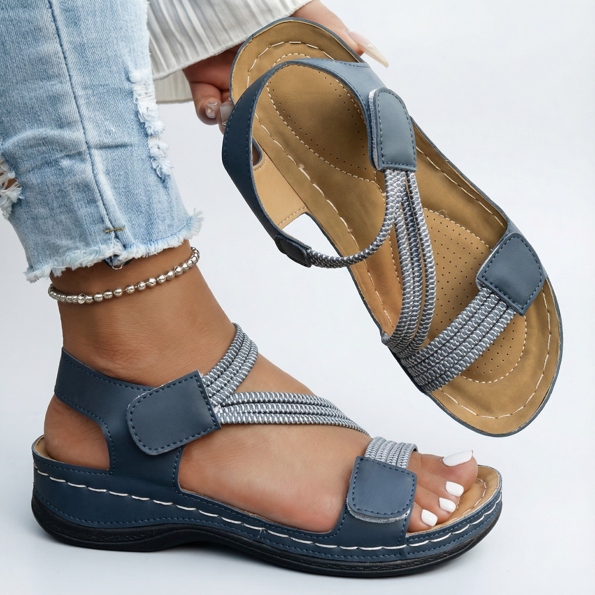 JUANITA | SANDALIAS ORTOPÉDICAS CÓMODAS