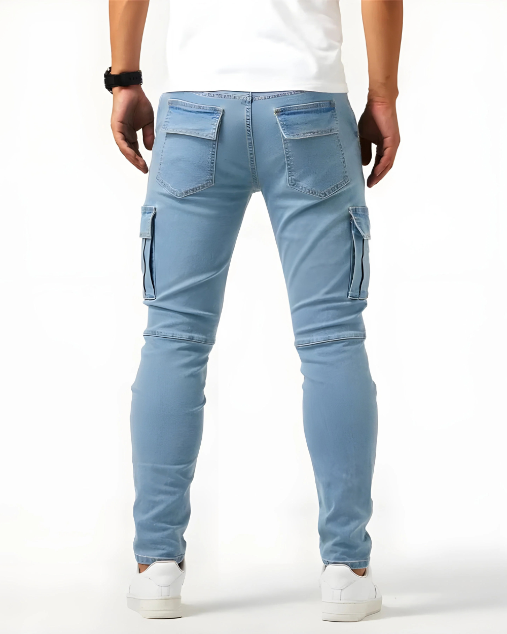 DAVID | PANTALÓN CARGO ELÁSTICO