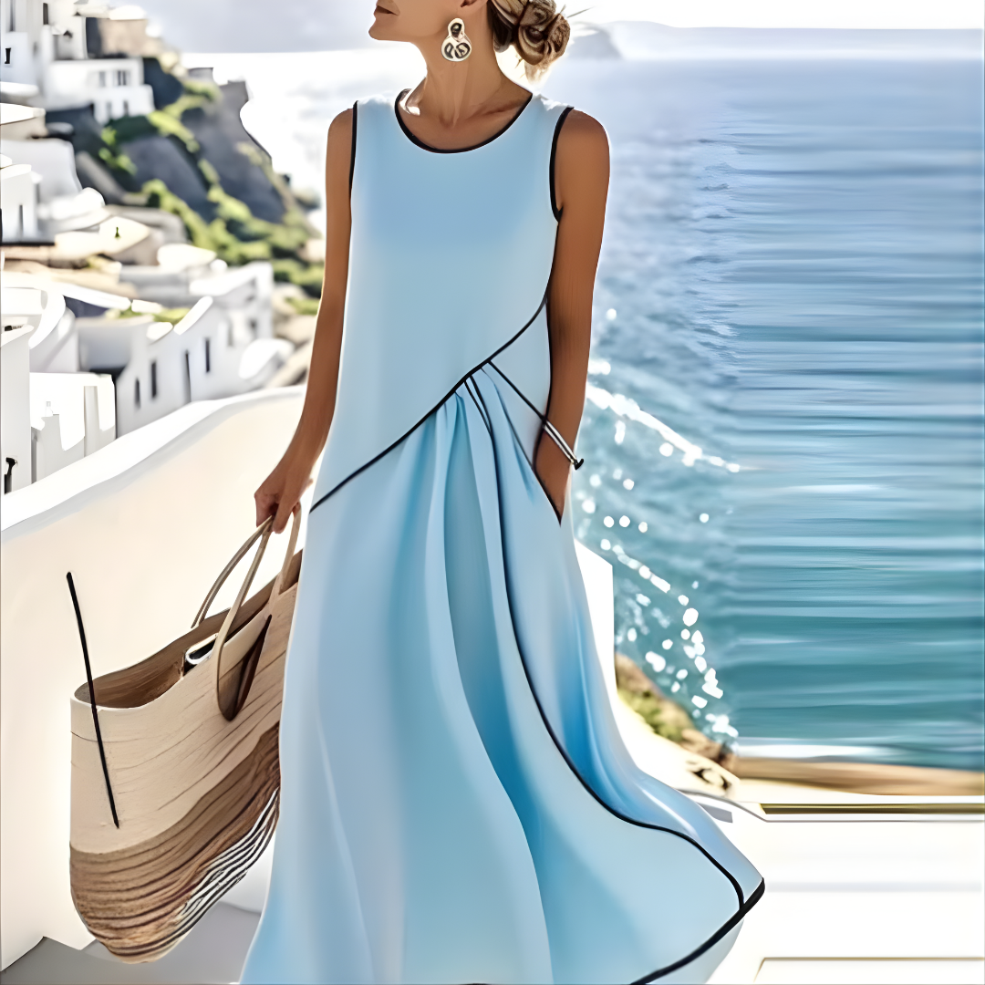 SAIGE™ | VESTIDO DE VERANO A RAYAS