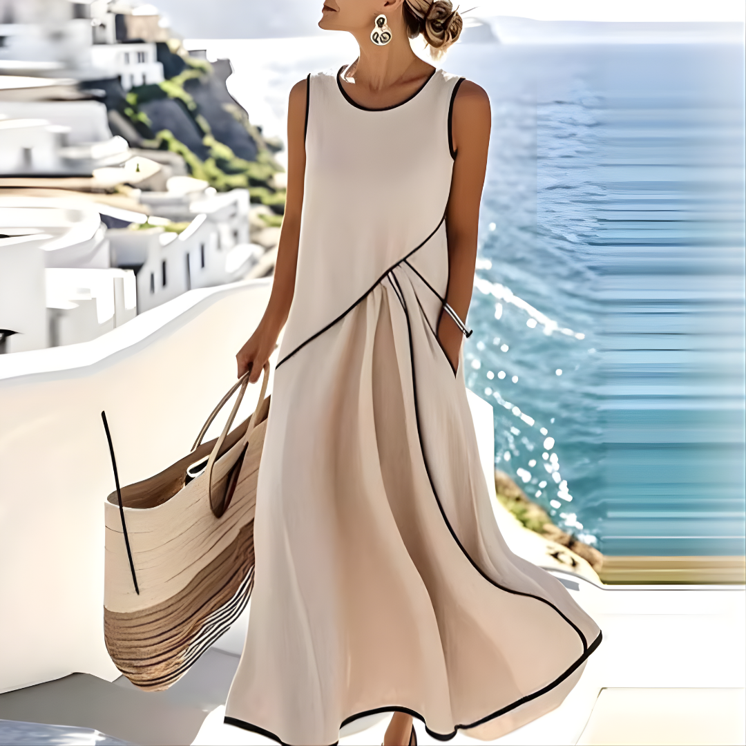 SAIGE™ | VESTIDO DE VERANO A RAYAS