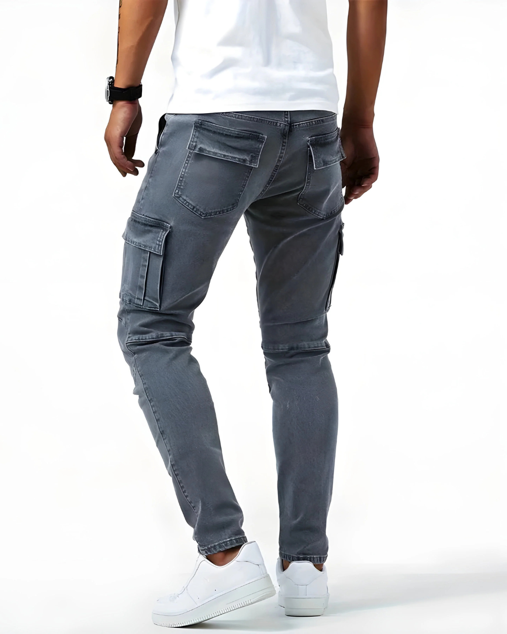 DAVID | PANTALÓN CARGO ELÁSTICO