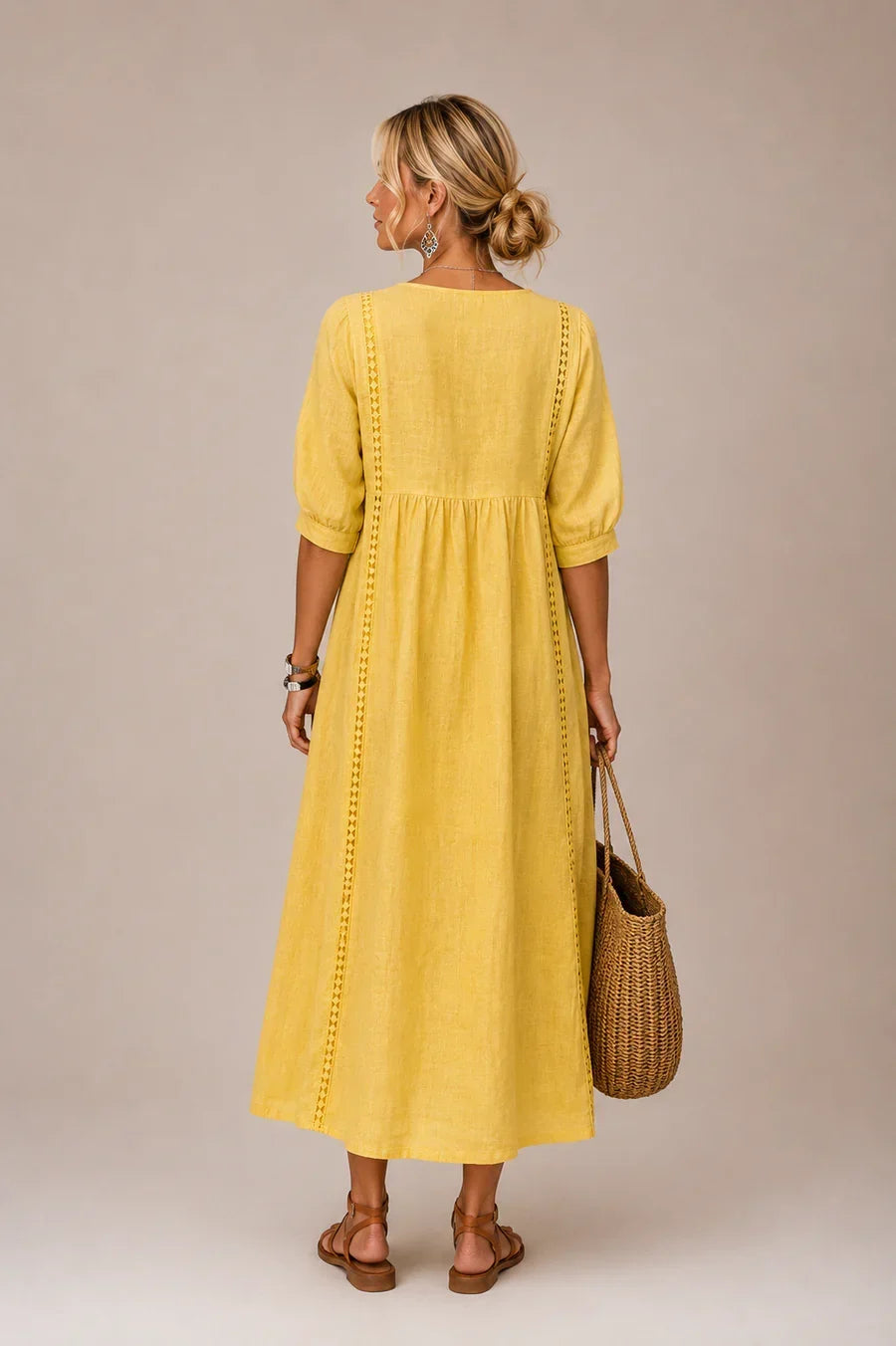 Élara | Vestido Brisa Beige