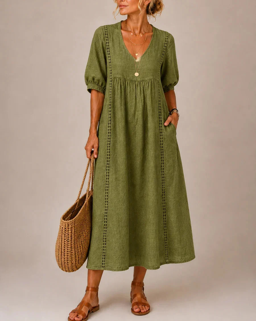 Élara | Vestido Brisa Beige