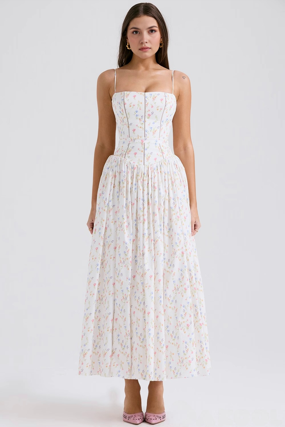 Estrella | Vestido midi floral