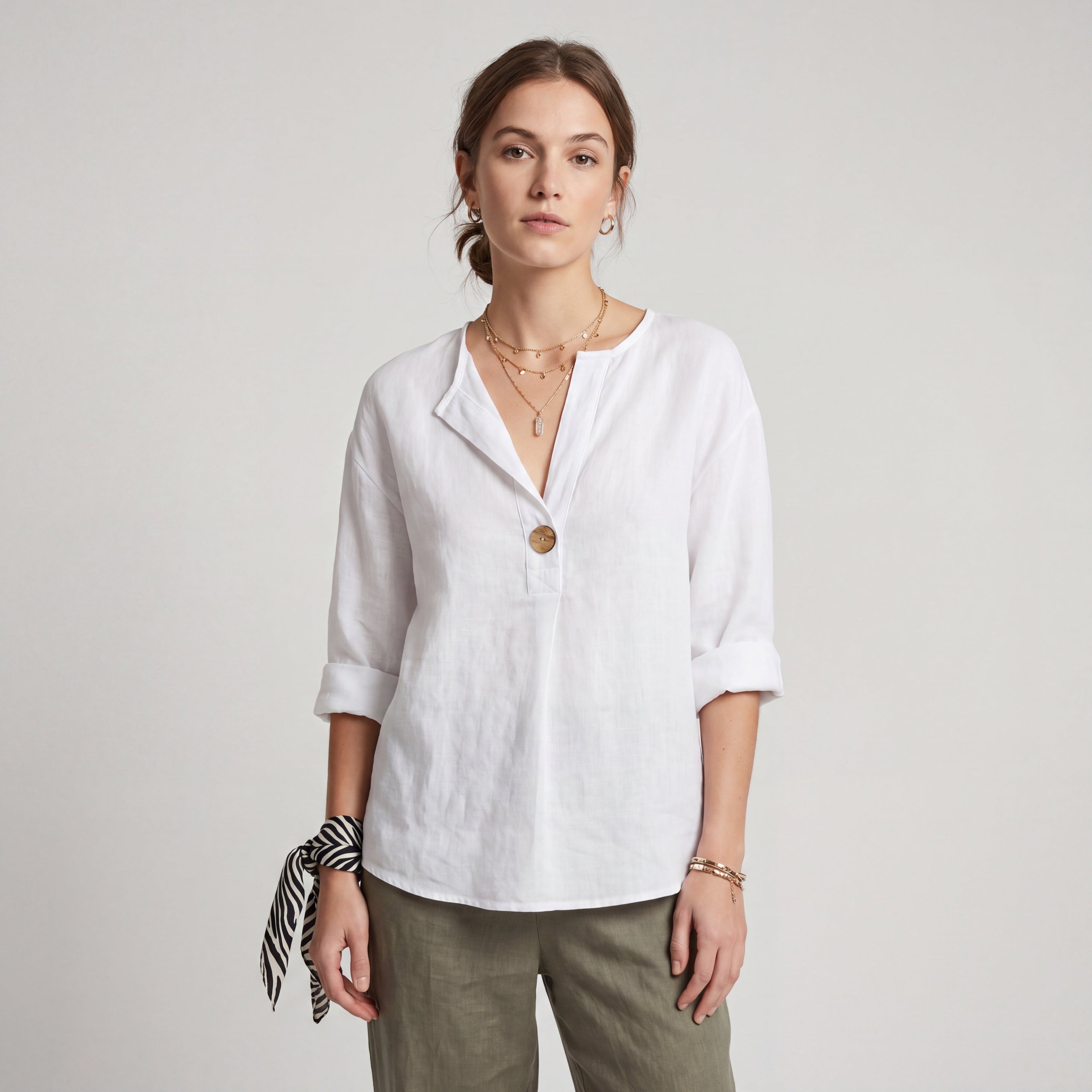 GEMMA | TOP HOLGADO CON CUELLO EN V