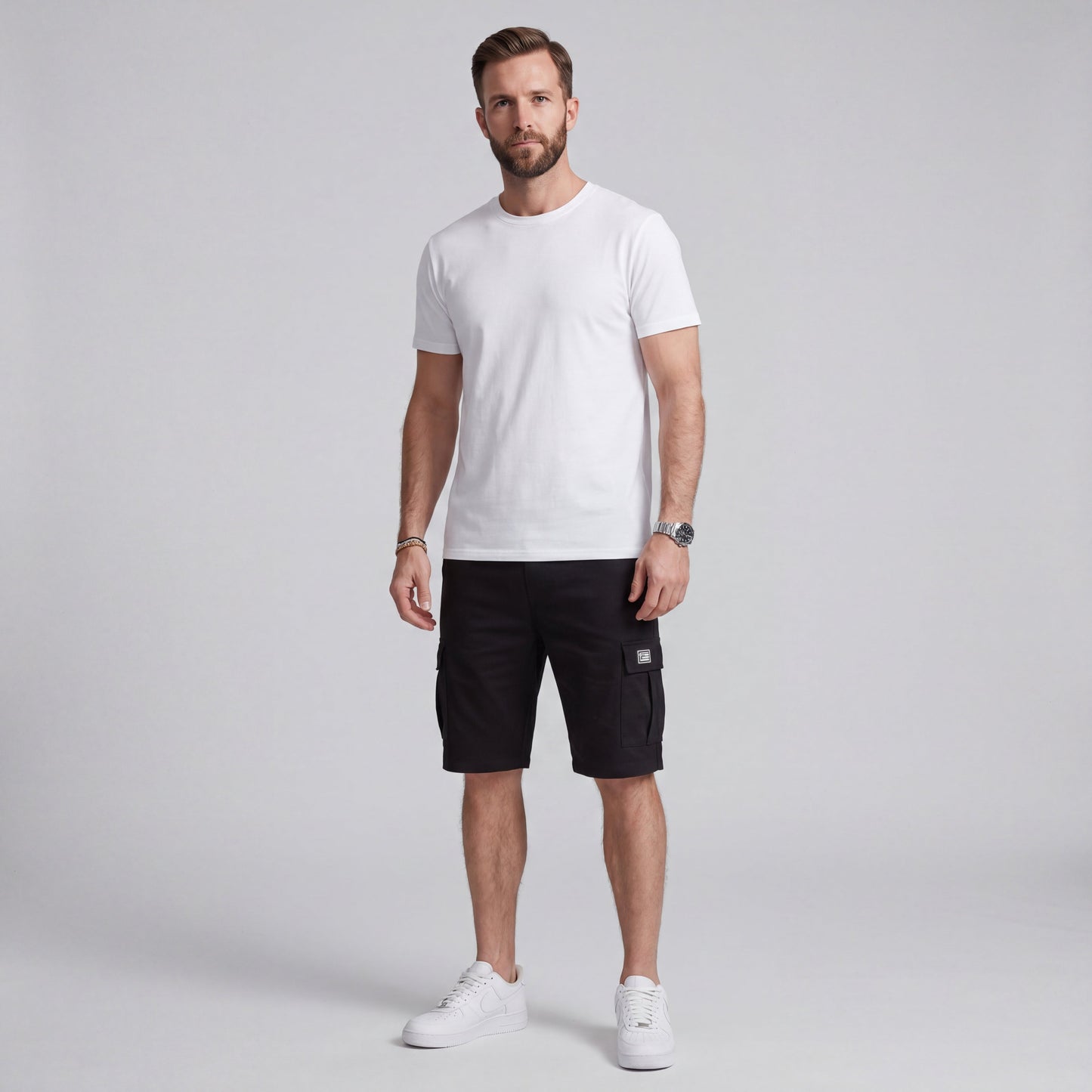 ROMERO | PANTALONES CORTOS CARGO PARA HOMBRE