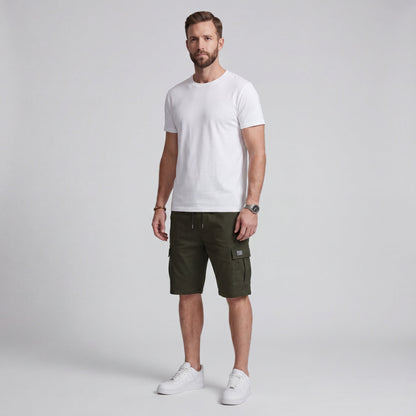 ROMERO | PANTALONES CORTOS CARGO PARA HOMBRE