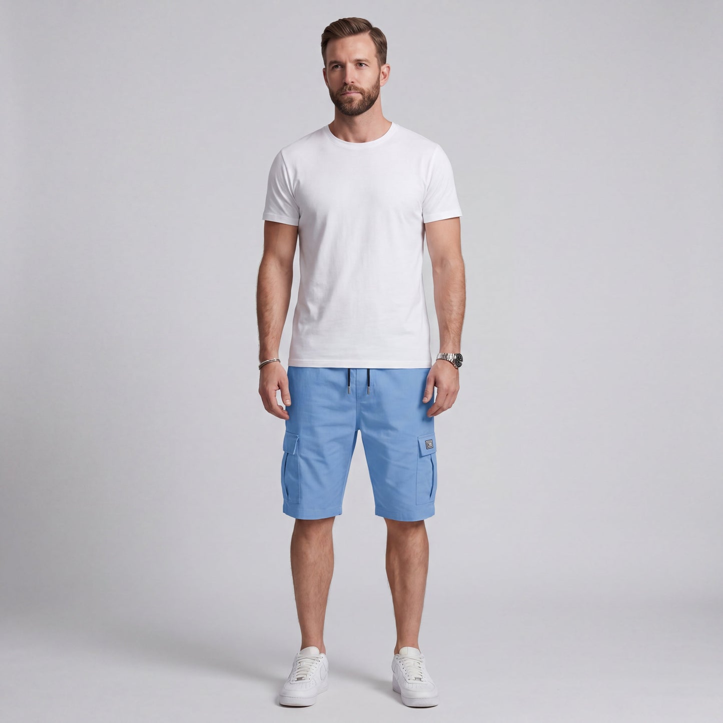 ROMERO | PANTALONES CORTOS CARGO PARA HOMBRE
