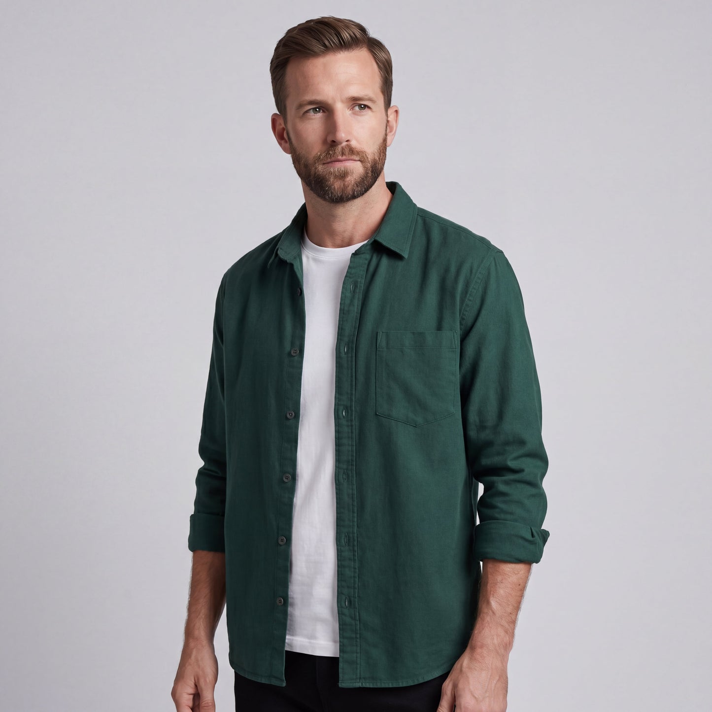 LORENZO | CAMISA DE ALGODÓN Y LINO