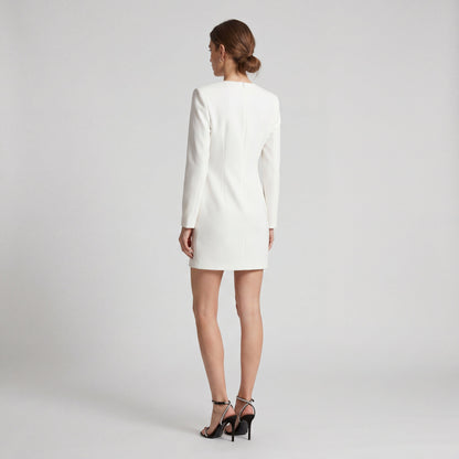 VENUS | MINI VESTIDO CON BORDADO FLORAL