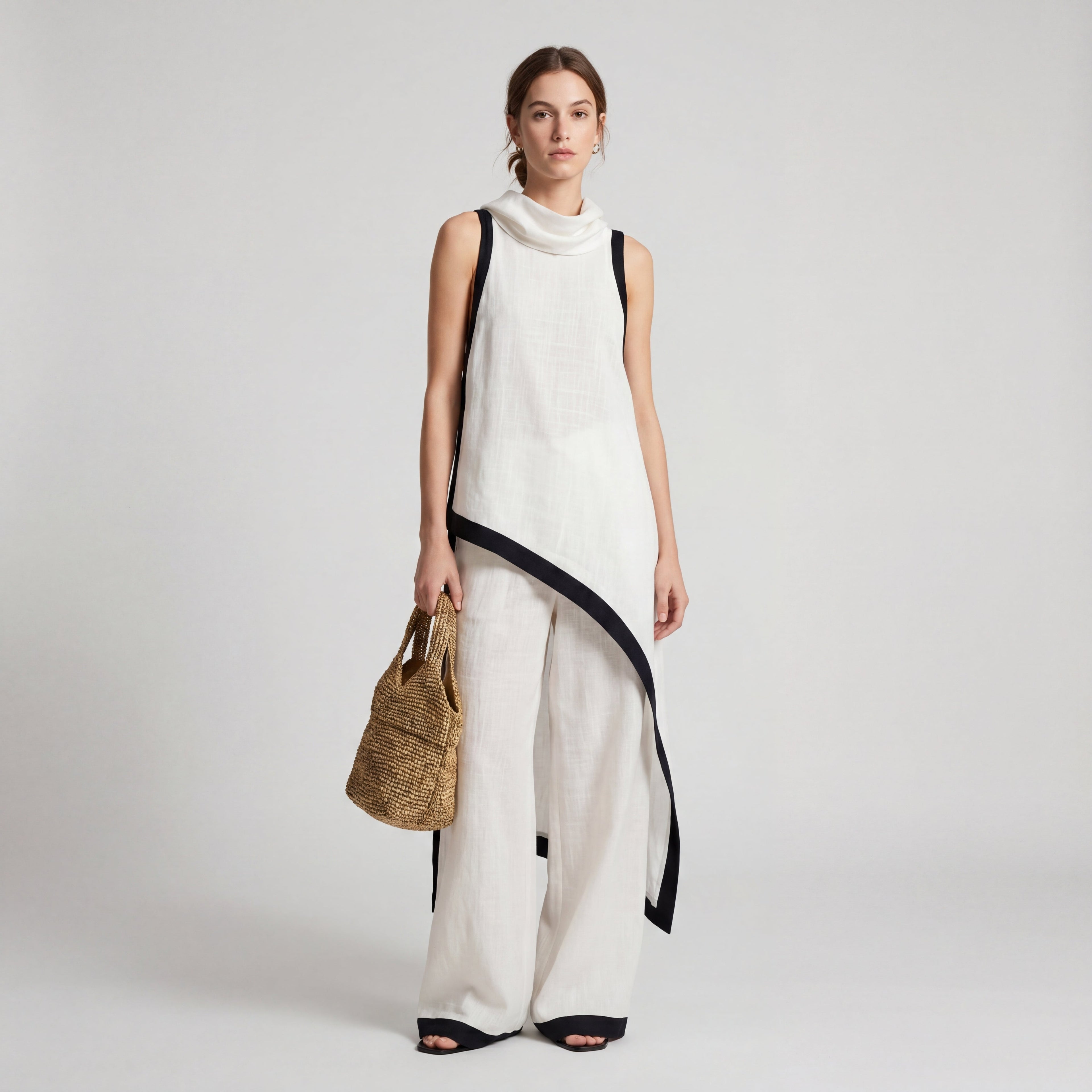 LEONOR | CONJUNTO DE LINO Y ALGODÓN ELEGANTE