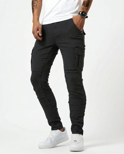DAVID | PANTALÓN CARGO ELÁSTICO