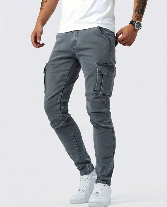 DAVID | PANTALÓN CARGO ELÁSTICO