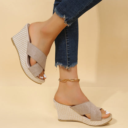 CARLA | SANDALIAS DE CUÑA INFORMALES