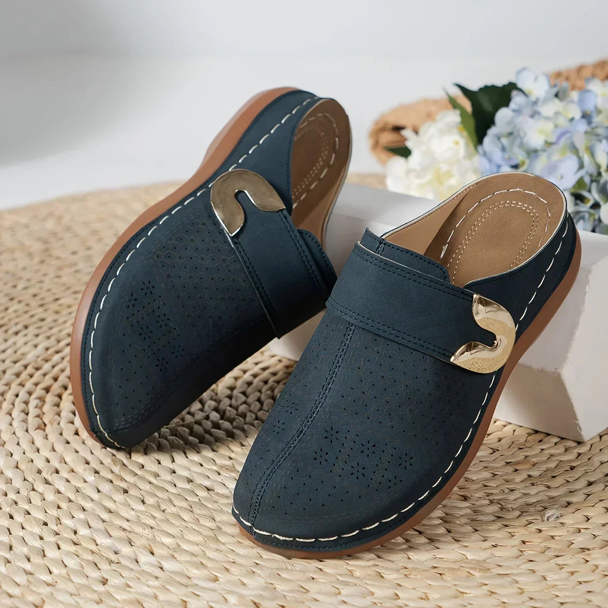CECILIA | SANDALIAS ELEGANTE CON CUÑA Y SUJECION