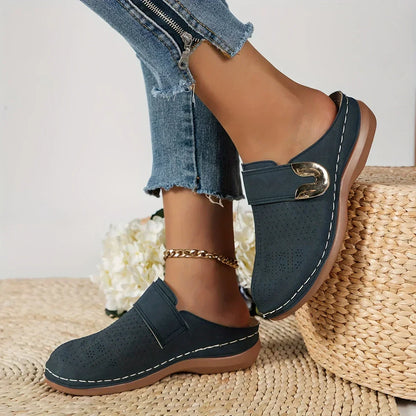 CECILIA | SANDALIAS ELEGANTE CON CUÑA Y SUJECION