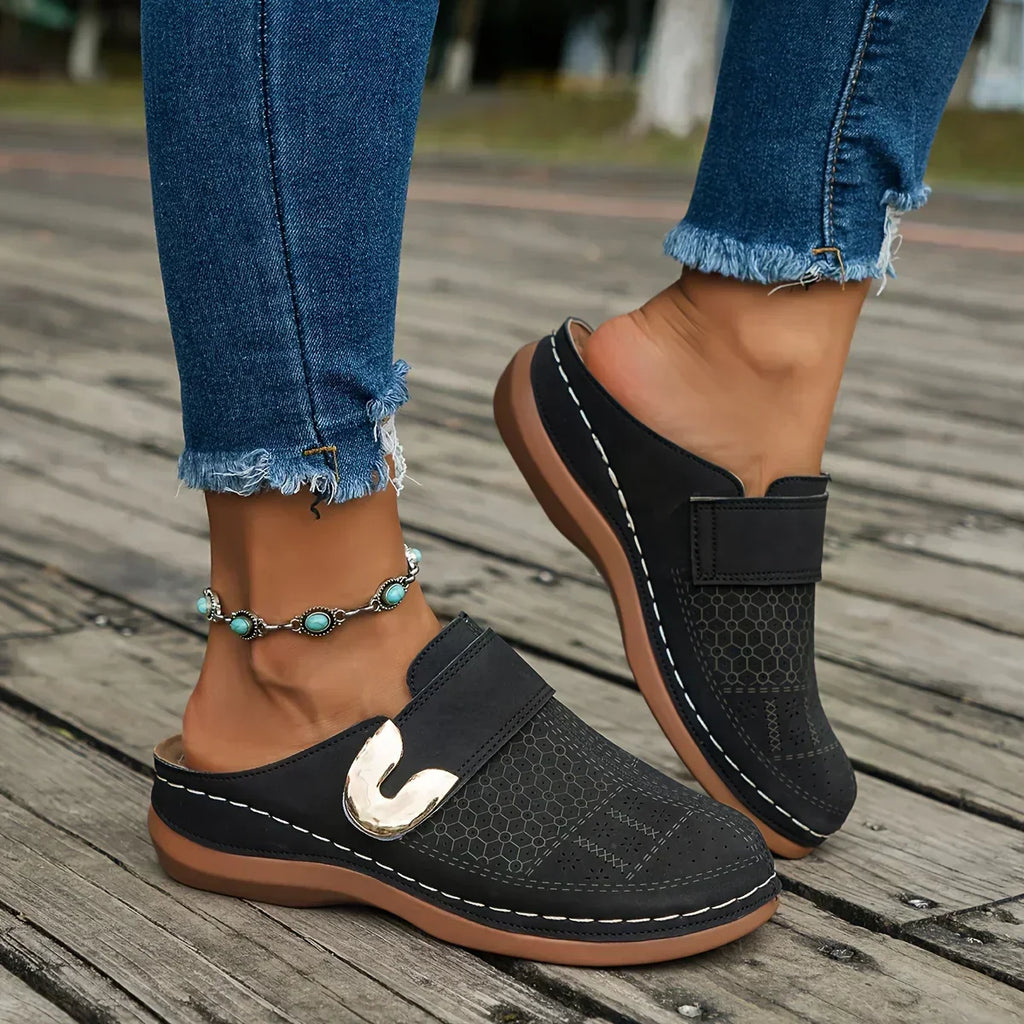 CECILIA | SANDALIAS ELEGANTE CON CUÑA Y SUJECION