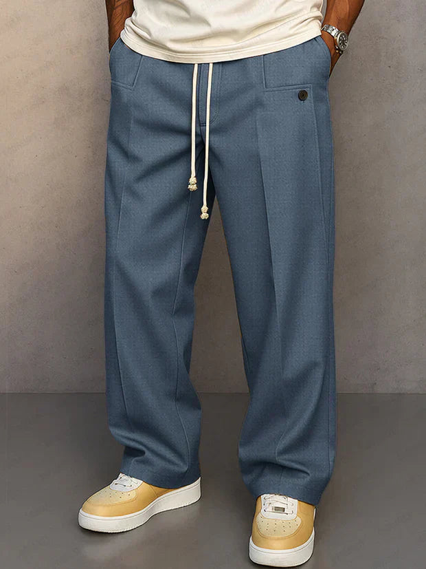 DARIO | PANTALÓN ELEGANTE CON CORDÓN AJUSTABLE