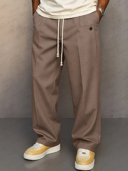 DARIO | PANTALÓN ELEGANTE CON CORDÓN AJUSTABLE