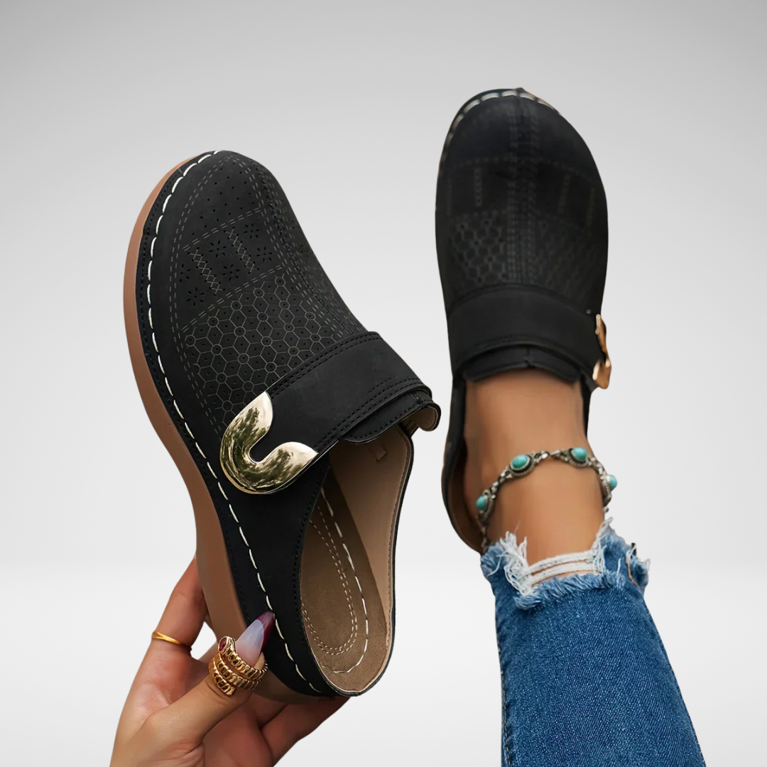CECILIA | SANDALIAS ELEGANTE CON CUÑA Y SUJECION