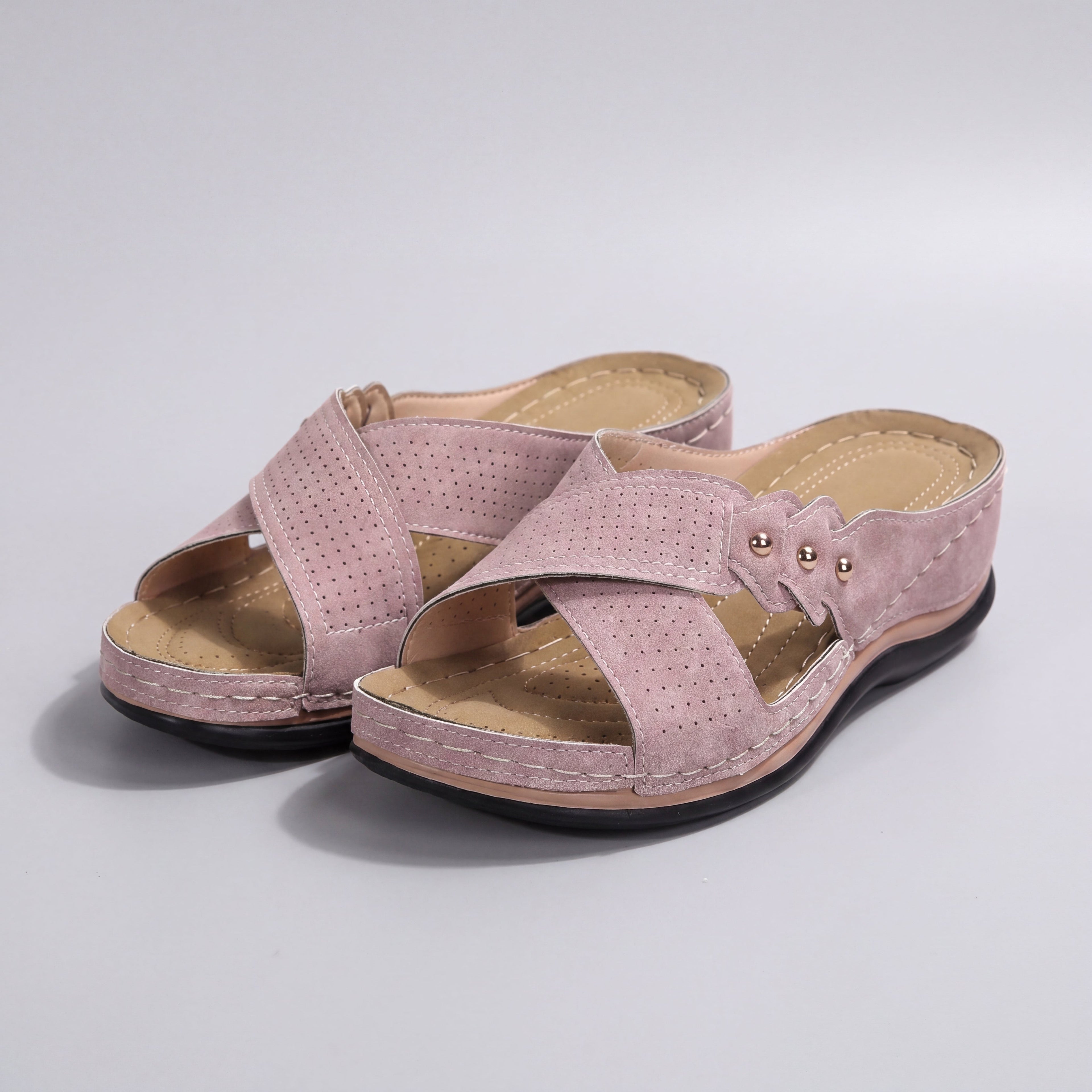 CORA™ | SANDALIAS LIGERAS CON TACÓN EN CUÑA PARA UNA COMODIDAD ESTABLE