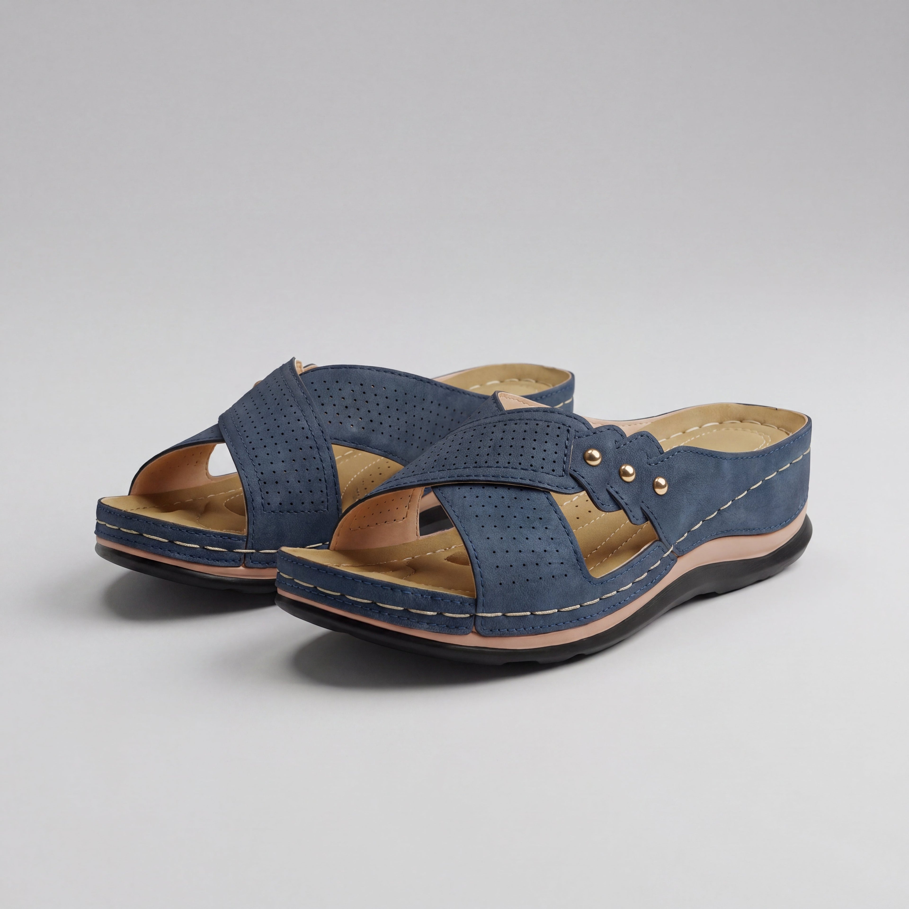 CORA™ | SANDALIAS LIGERAS CON TACÓN EN CUÑA PARA UNA COMODIDAD ESTABLE