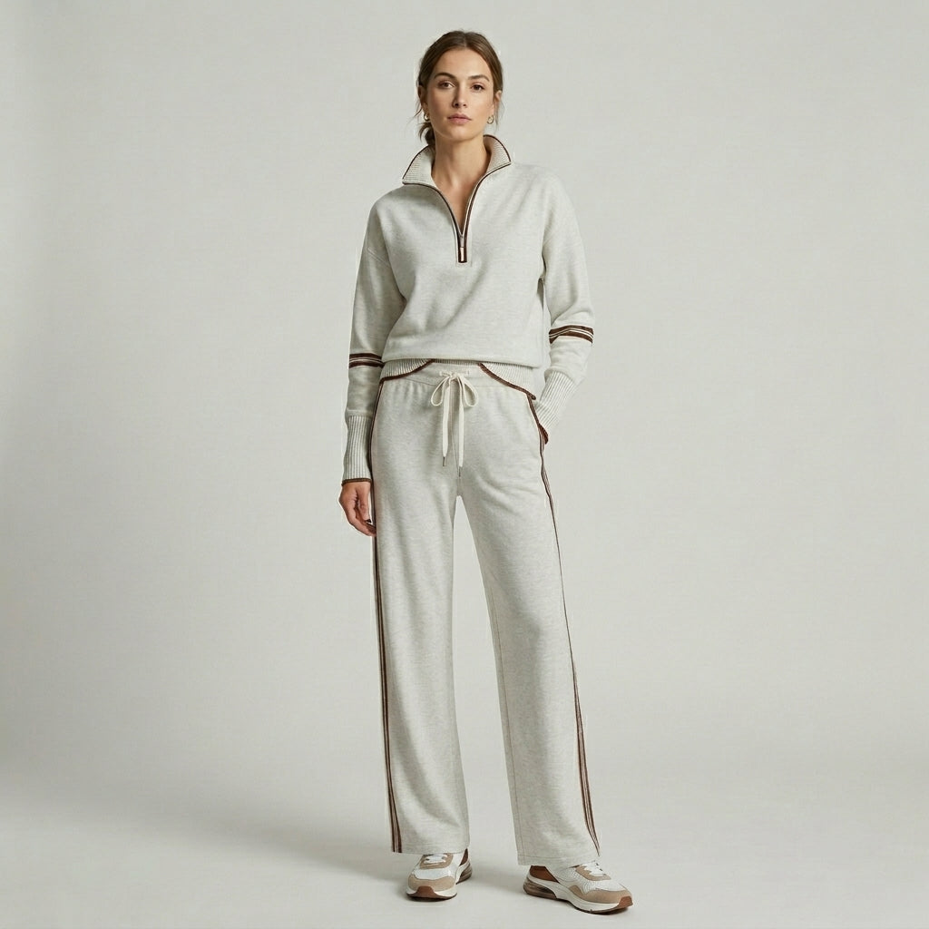 MARINA | BLUSA Y PANTALONES DE PIERNA ANCHA