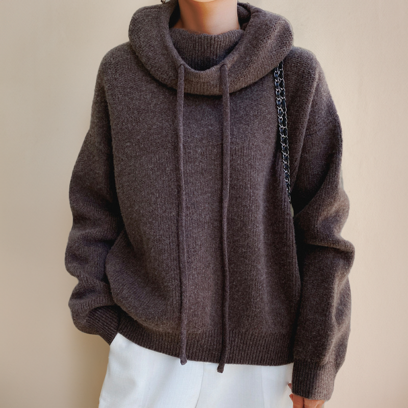 LETICIA | JERSEY DE CUELLO ALTO DE LANA MERINO