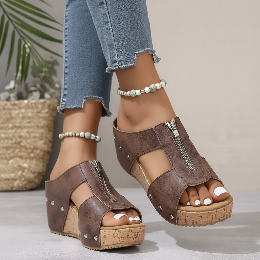 GIGI | SANDALIAS DE CUÑA CON MUCHO ESTILO
