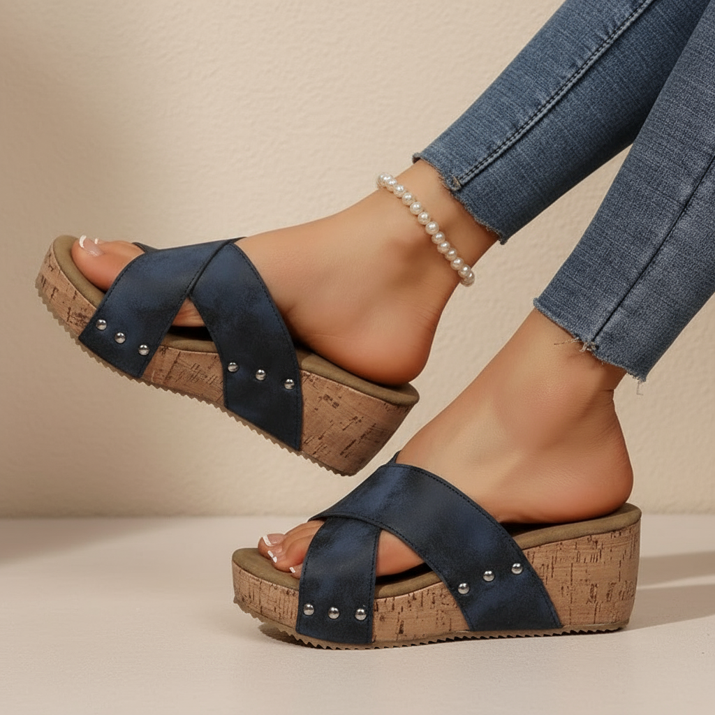 ASHLEY | SANDALIAS DE CUÑA ESTILO BOHO