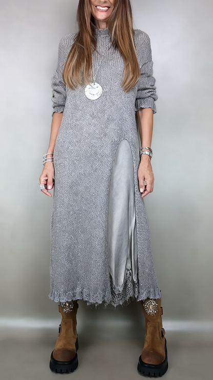 SOFÍA | CONJUNTO COMPLETO Y ELEGANTE (JERSEY LARGO + VESTIDO)