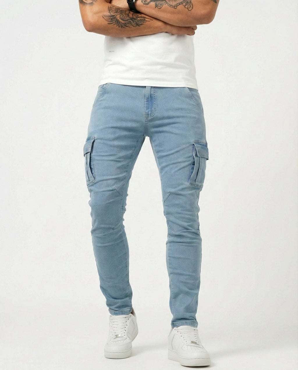 DAVID | PANTALÓN CARGO ELÁSTICO