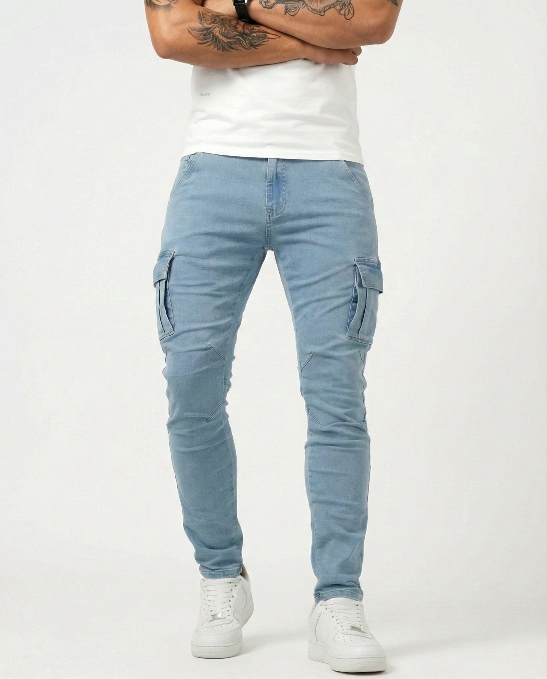 DAVID | PANTALÓN CARGO ELÁSTICO