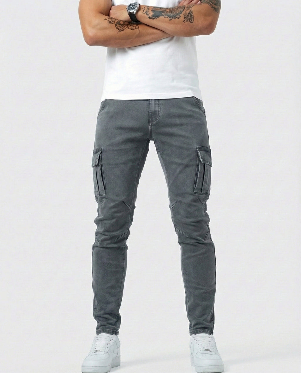 DAVID | PANTALÓN CARGO ELÁSTICO