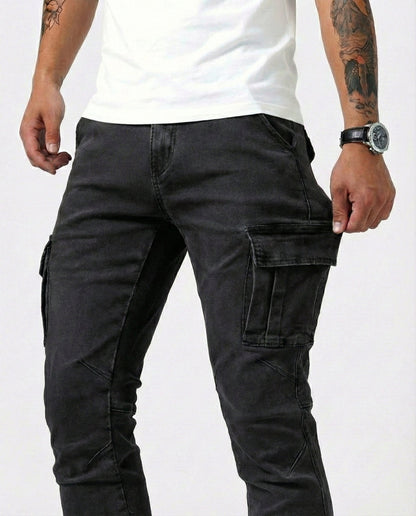 DAVID | PANTALÓN CARGO ELÁSTICO