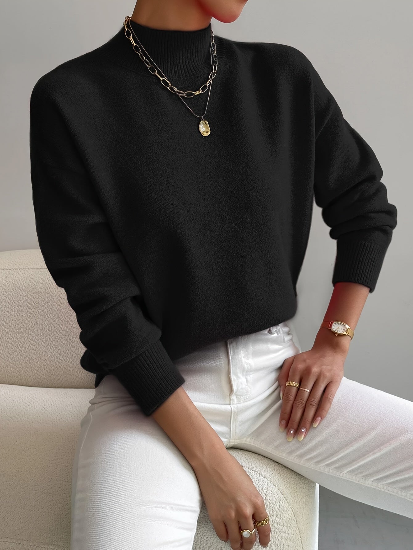 LARA | JERSEY DE DE CUELLO ALTO