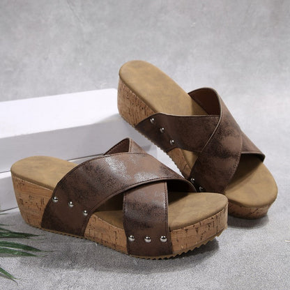 ASHLEY | SANDALIAS DE CUÑA ESTILO BOHO