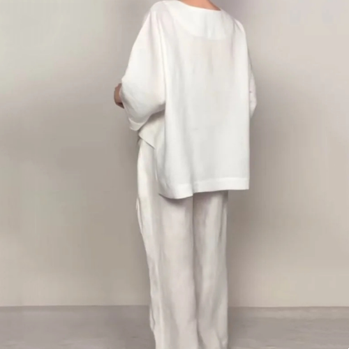 NOA | CONJUNTO MINIMALISTA DE DOS PIEZAS, DE CORTE AMPLIO