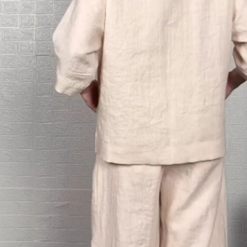 NOA | CONJUNTO MINIMALISTA DE DOS PIEZAS, DE CORTE AMPLIO
